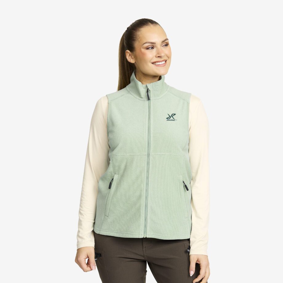Revolution Race Västar - Essential Fleece Vest - Dam - Iceberg Green, Storlek:M
