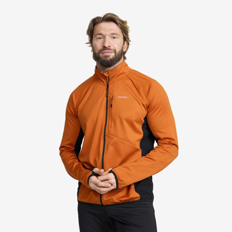Revolution Race Pace Wind Jacket - Herr - Hawaiian Sunset, Storlek:S - Jackor > Vindjackor