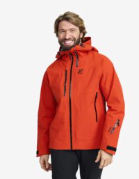 Revolution Race Jackor > Regn- & Skaljackor - Cyclone 3L Shell Jacket - Herr - Pureed Pumpkin, Storlek:M