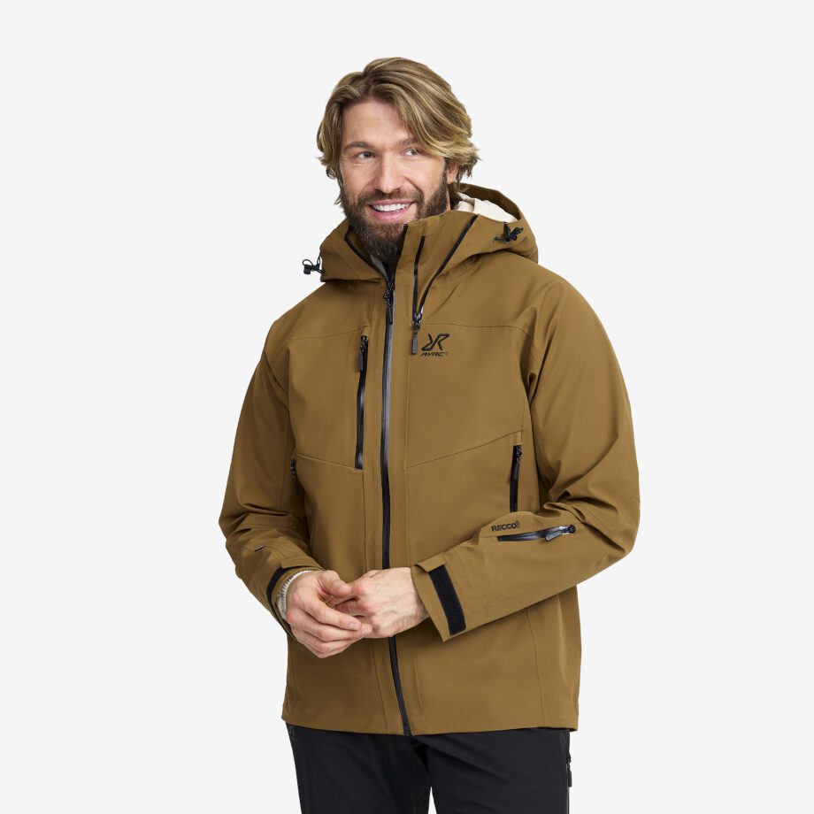 Revolution Race Cyclone 3L Shell Jacket - Herr - Rubber, Storlek:S - Jackor > Regn- & Skaljackor