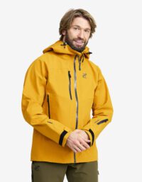 Revolution Race Jackor > Regn- & Skaljackor - Cyclone 3L Shell Jacket - Herr - Golden Yellow, Storlek:L