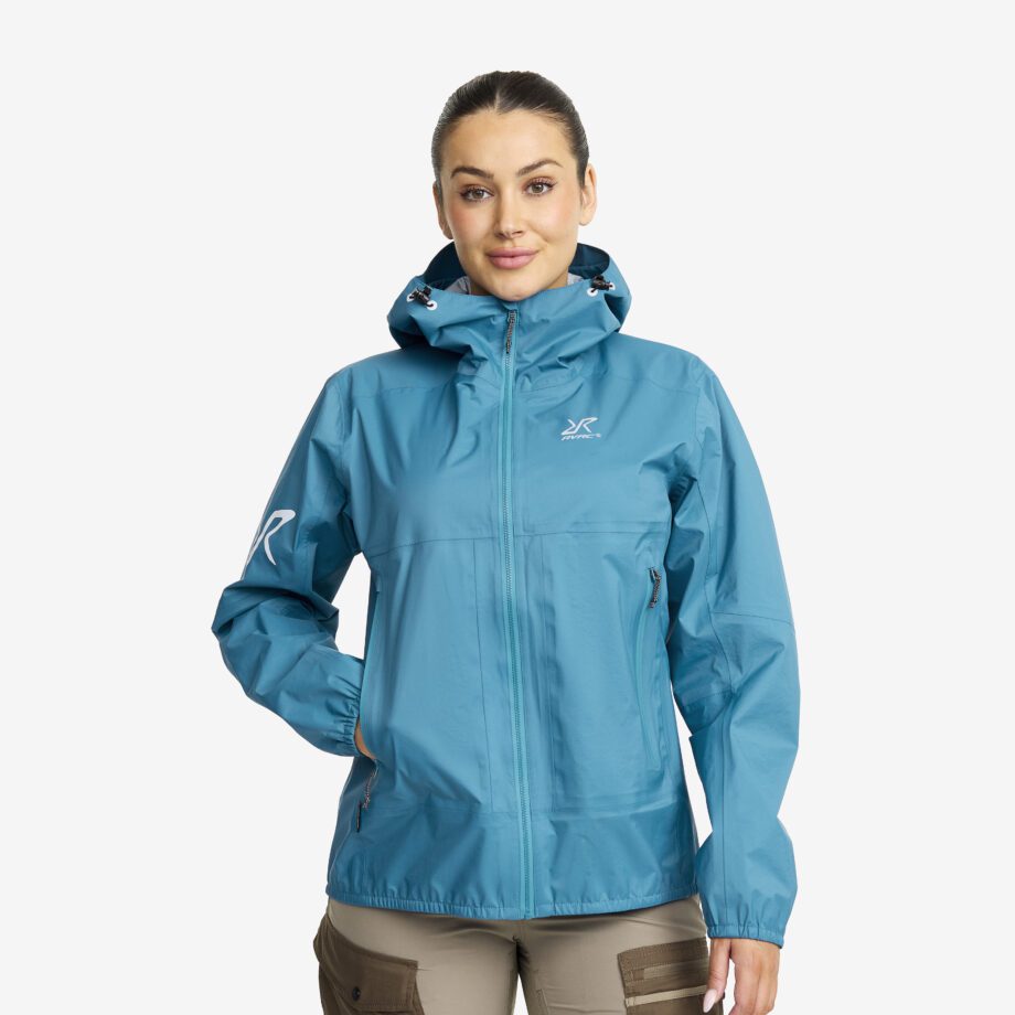Revolution Race Arcade 3L Lightweight Jacket - Dam - Saxony Blue, Storlek:S - Skaljacka & Vindjacka