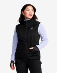 Revolution Race Responder Softshell Vest - Dam - Black, Storlek:XL - Västar