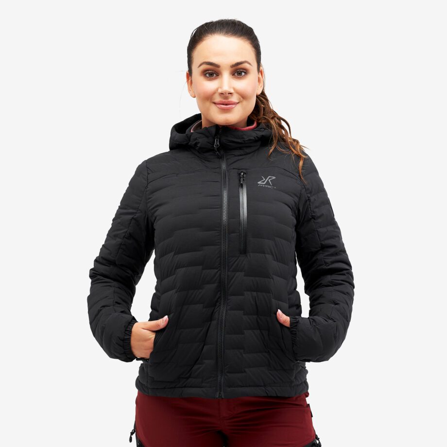 Revolution Race Flex Stretch Down Jacket - Dam - Black, Storlek:S - Vinterjackor
