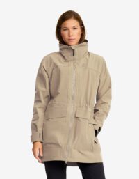 Revolution Race Nevis 2L Parka - Dam - Khaki, Storlek:XL - Skaljacka & Vindjacka