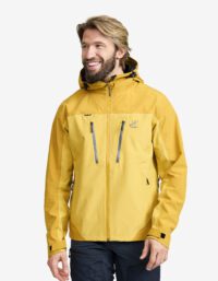 Revolution Race Silence Proshell 3L Jacket - Herr - Harvest Gold/Sauterne, Storlek:XS - Skaljacka & Vindjacka