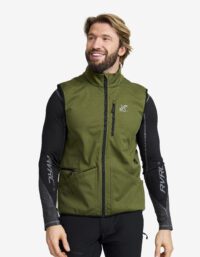 Revolution Race Responder Softshell Vest - Herr - Cypress, Storlek:S - Jackor > Västar