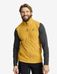 Revolution Race Essential Fleece Vest - Herr - Harvest Gold, Storlek:L - Jackor > Västar
