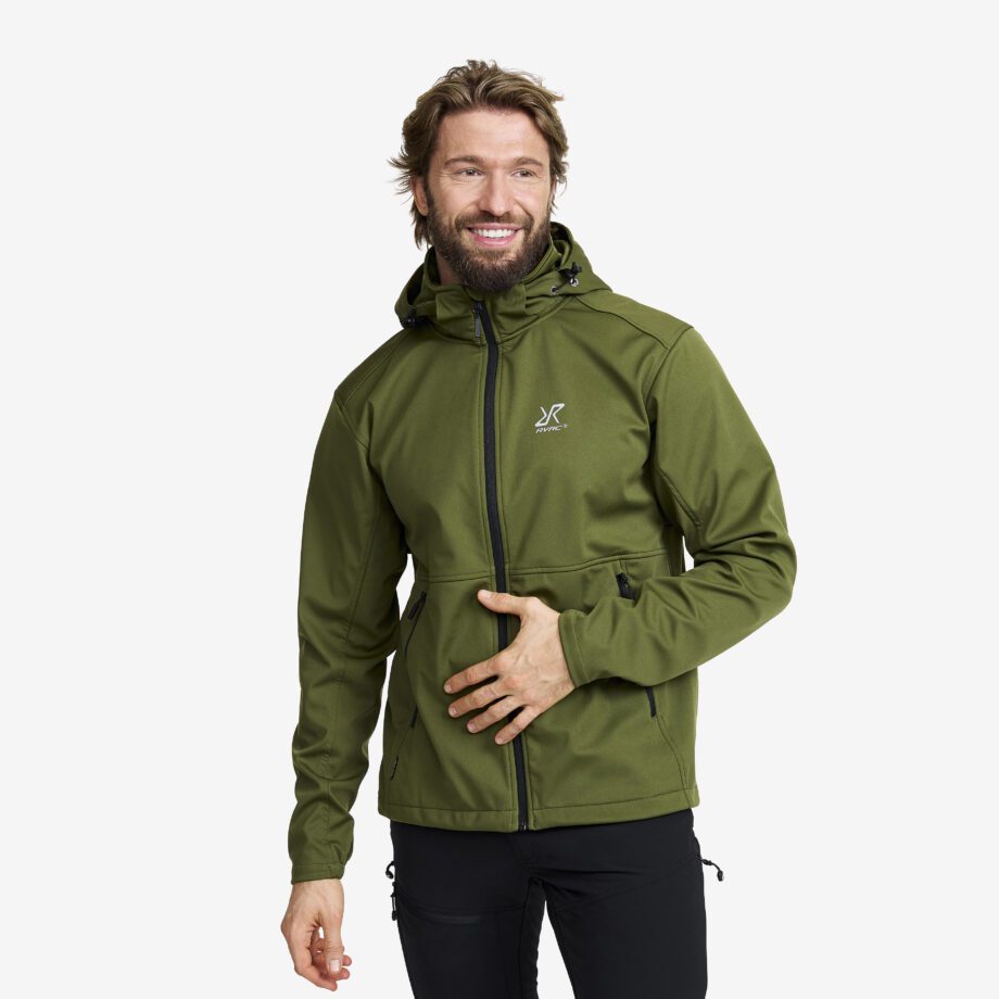 Revolution Race Jackor > Softshelljackor - Responder Softshell Jacket - Herr - Cypress, Storlek:S