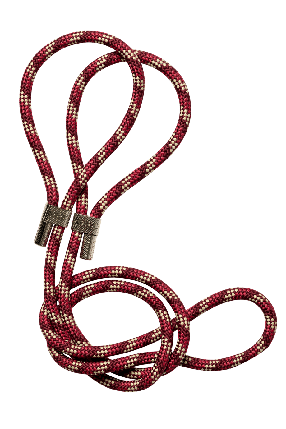 Casall Braided Yoga Carry Strap - Raspberry/Beige