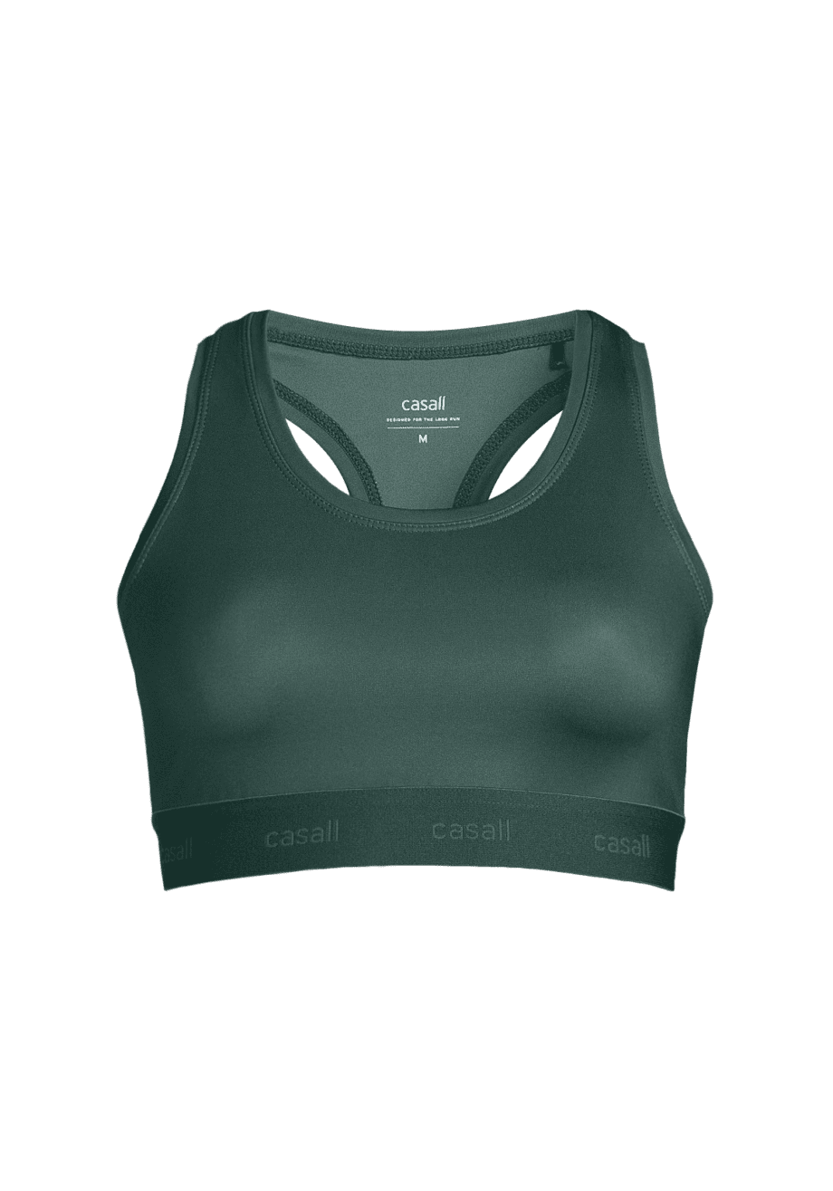 Casall Graphic Sports Bra - Dark Pine