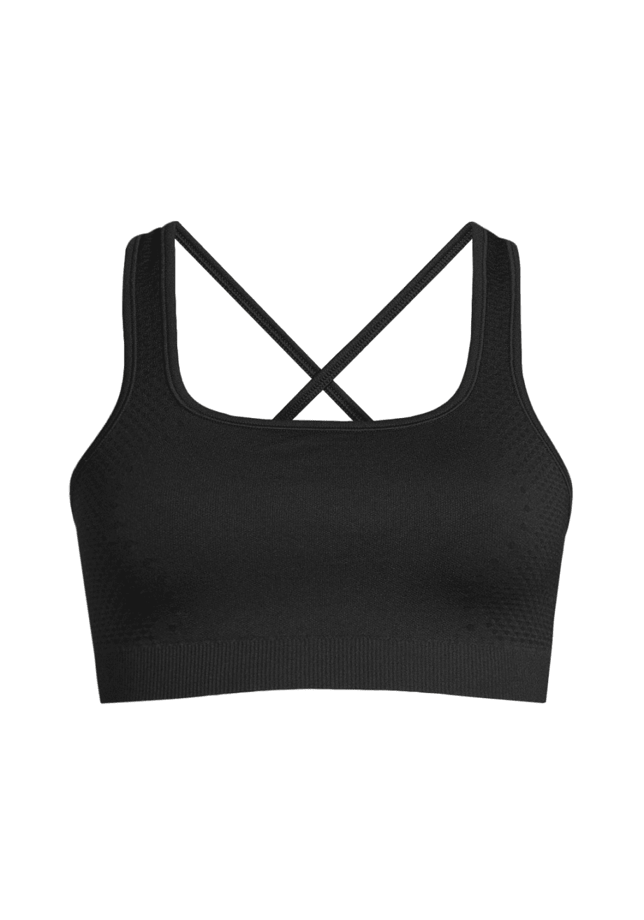 Casall Scallop Seamless Bralette - Black