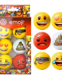 Emoji 6 Pack Roliga Golfbollar