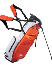 Wilson Staff Exo Lite Stand Bag - Orange/White