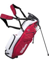 Wilson Staff Exo Lite Stand Bag - Red/White