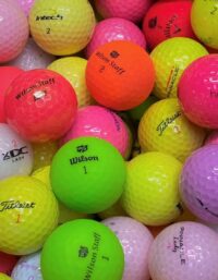 Färgade Golfbollar Mix Klass A/B -12 Pack