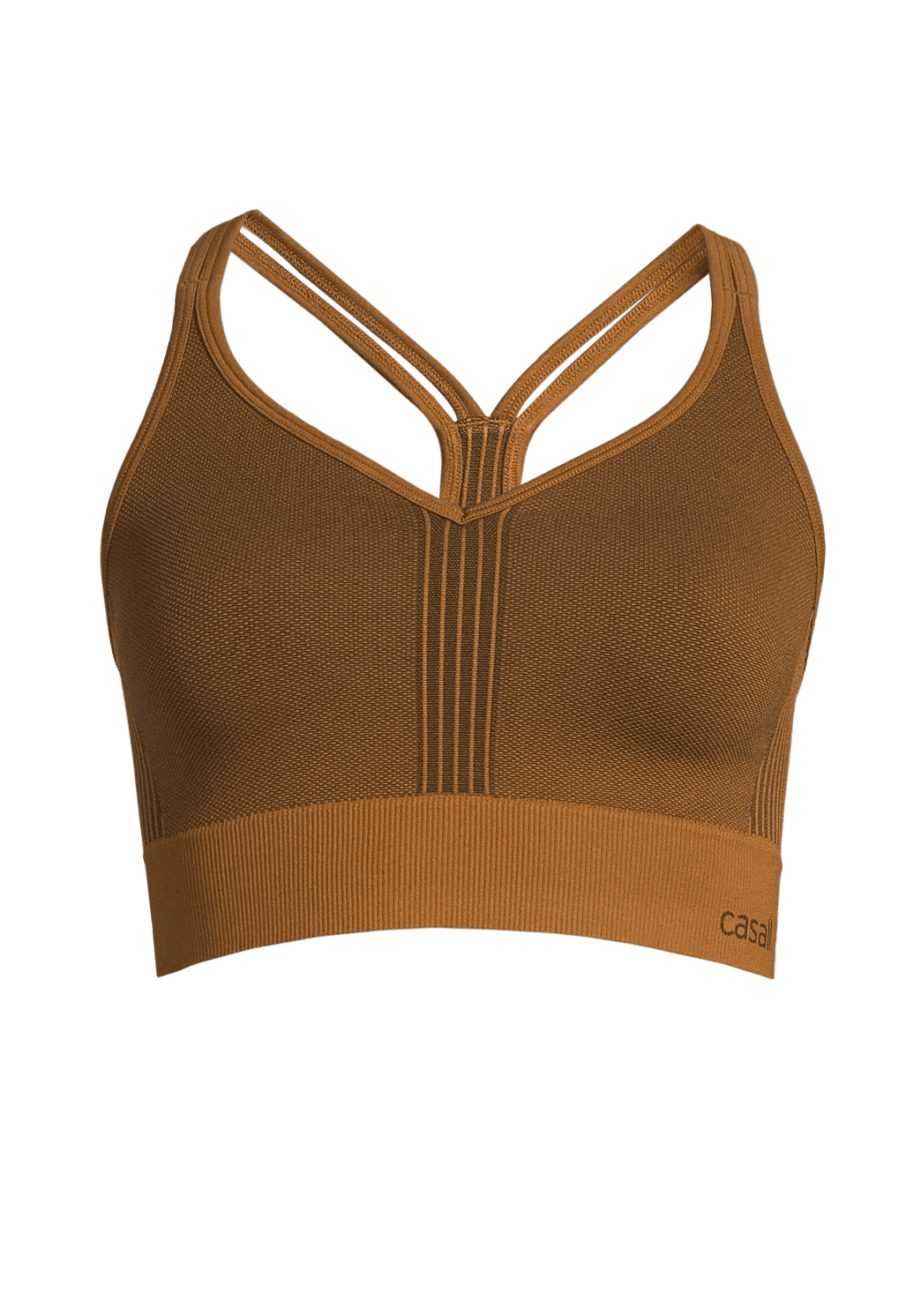 Casall Seamless Sports Top - Sepia Brown