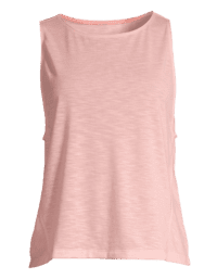 Casall Crossways Textured Tank - Energized Pink