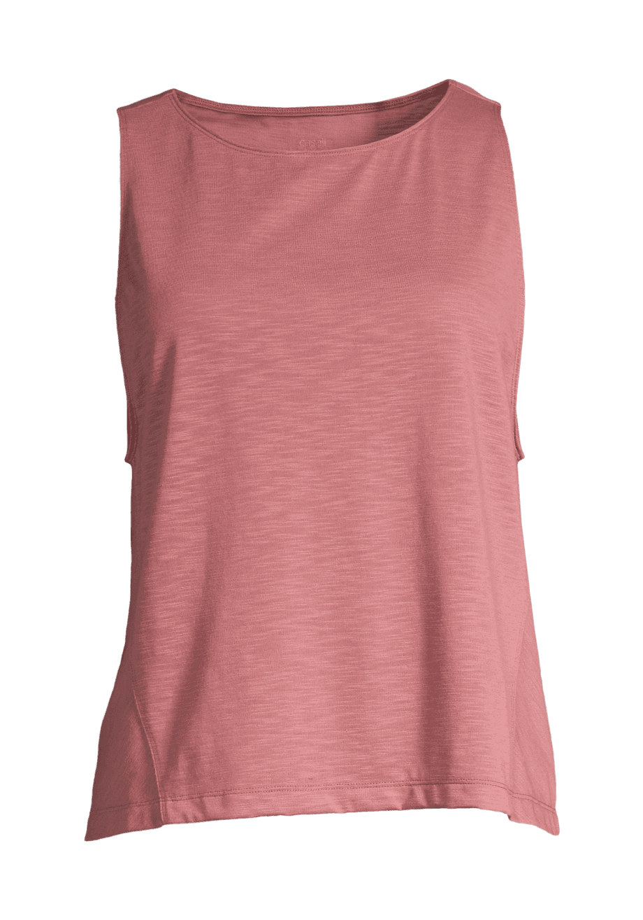 Casall Crossways Textured Tank - Calming Red