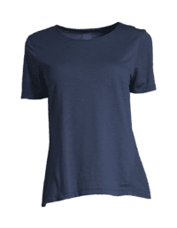 Casall Crossways Textured Tee - Pushing Blue