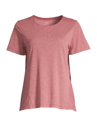 Casall Crossways Textured Tee - Calming Red