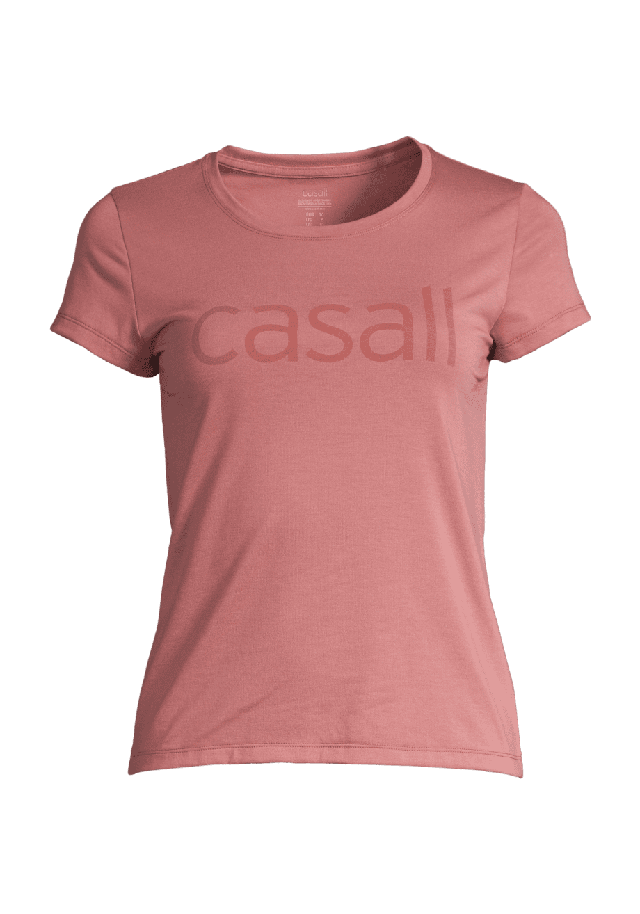 Casall Logo Tee - Calming Red