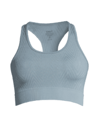 Casall Seamless Chevron Sports Top - Stretching Blue