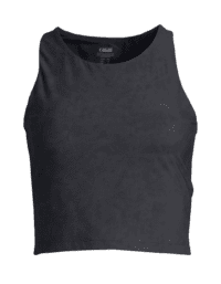 Casall Suede Look Crop Tank - Suede look
