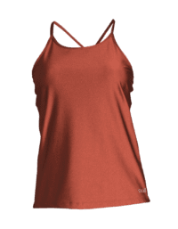 Casall Strap Metallic Racerback - Brave Brown