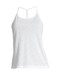 Casall Texture Strap Racerback - White