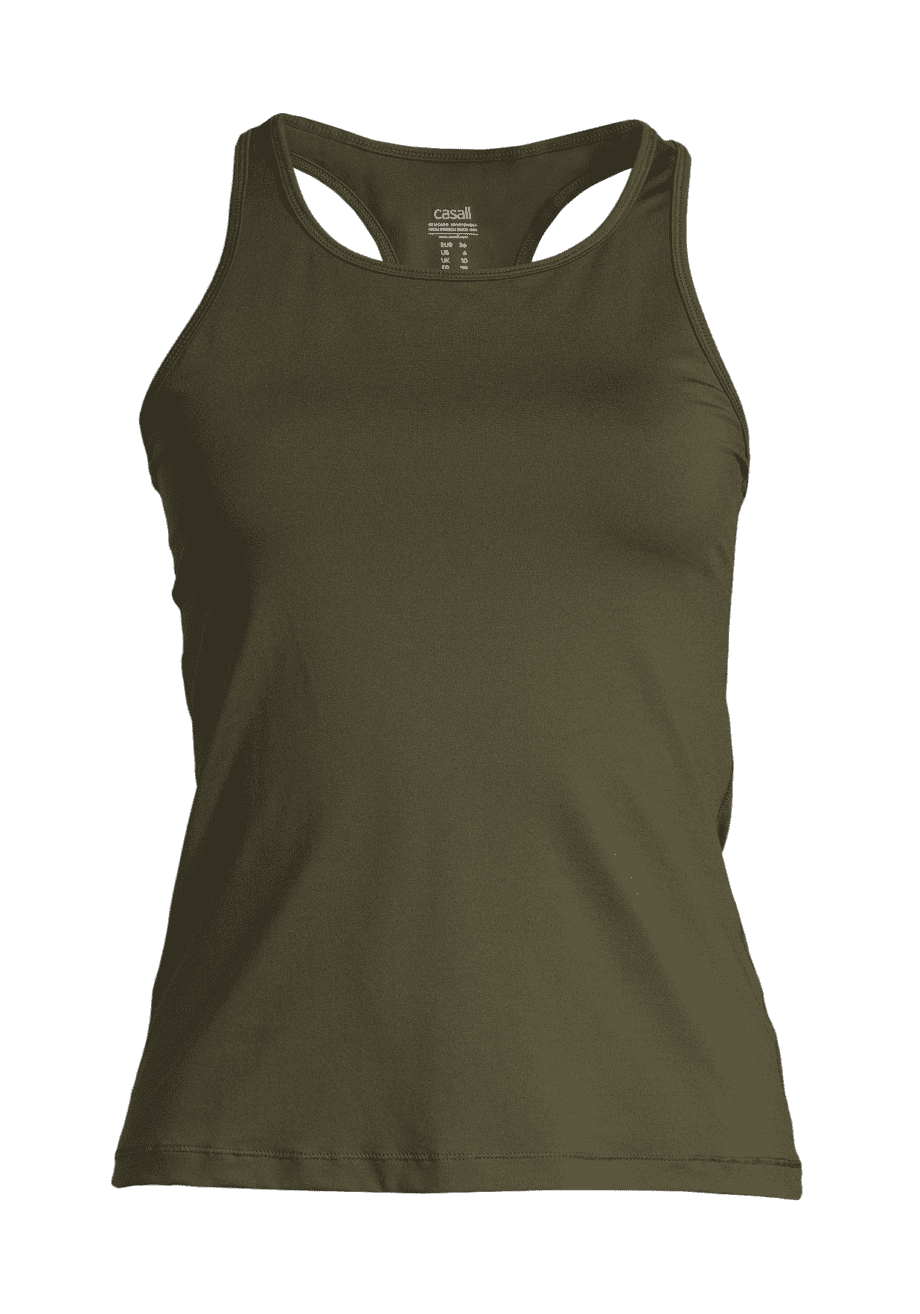 Casall Essential Racerback - Forest Green