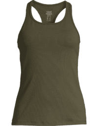 Casall Rib Racerback - Forest Green