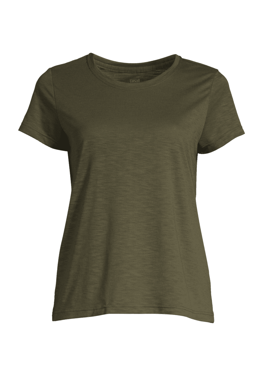 Casall Texture Tee - Forest Green
