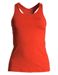 Casall Essential Racerback with Mesh Insert   - Intense Orange