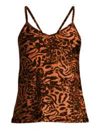 Casall Fusion Metallic Strap Tank - Fusion Orange