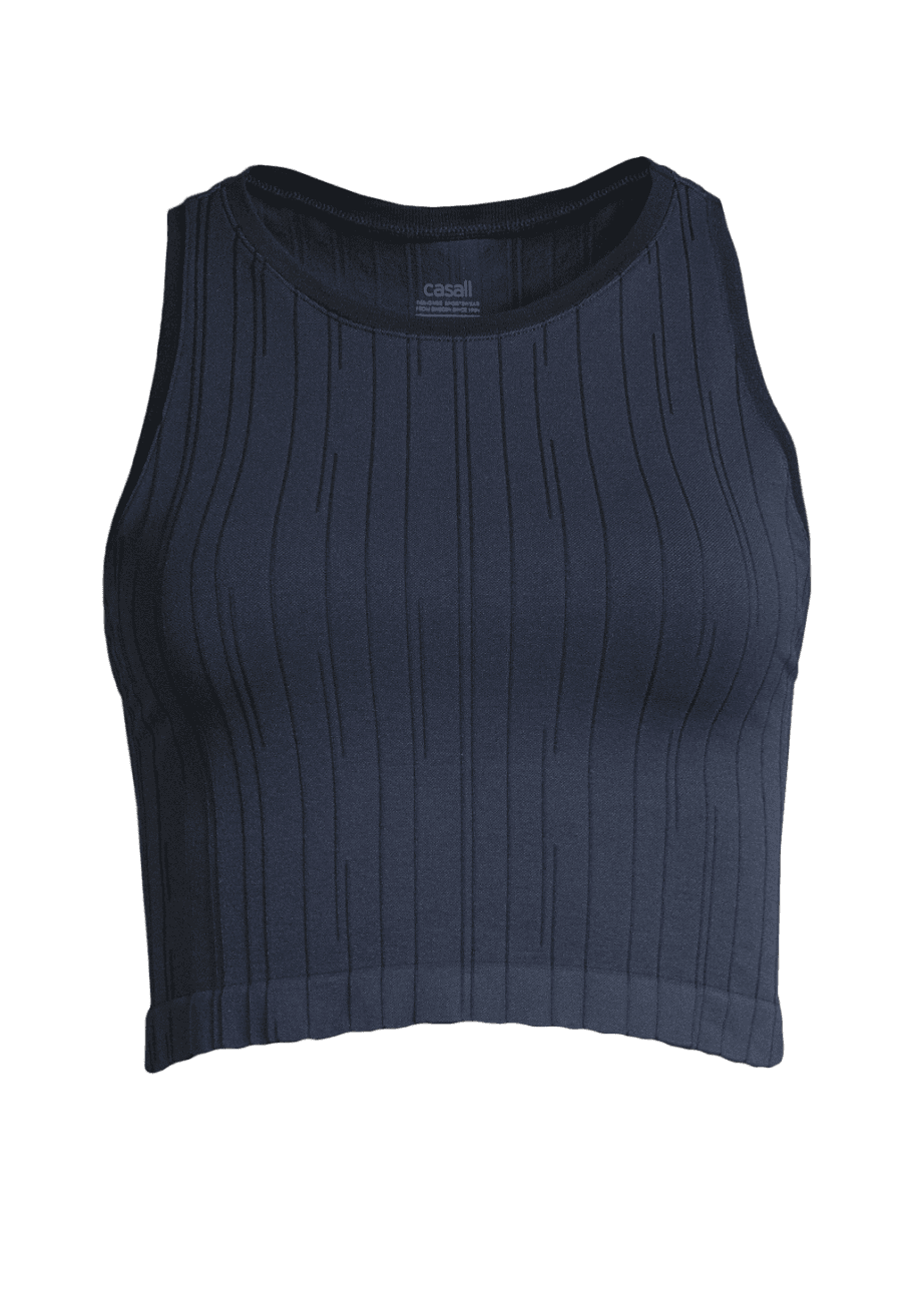 Casall Seamless Line Top - Pushing Blue