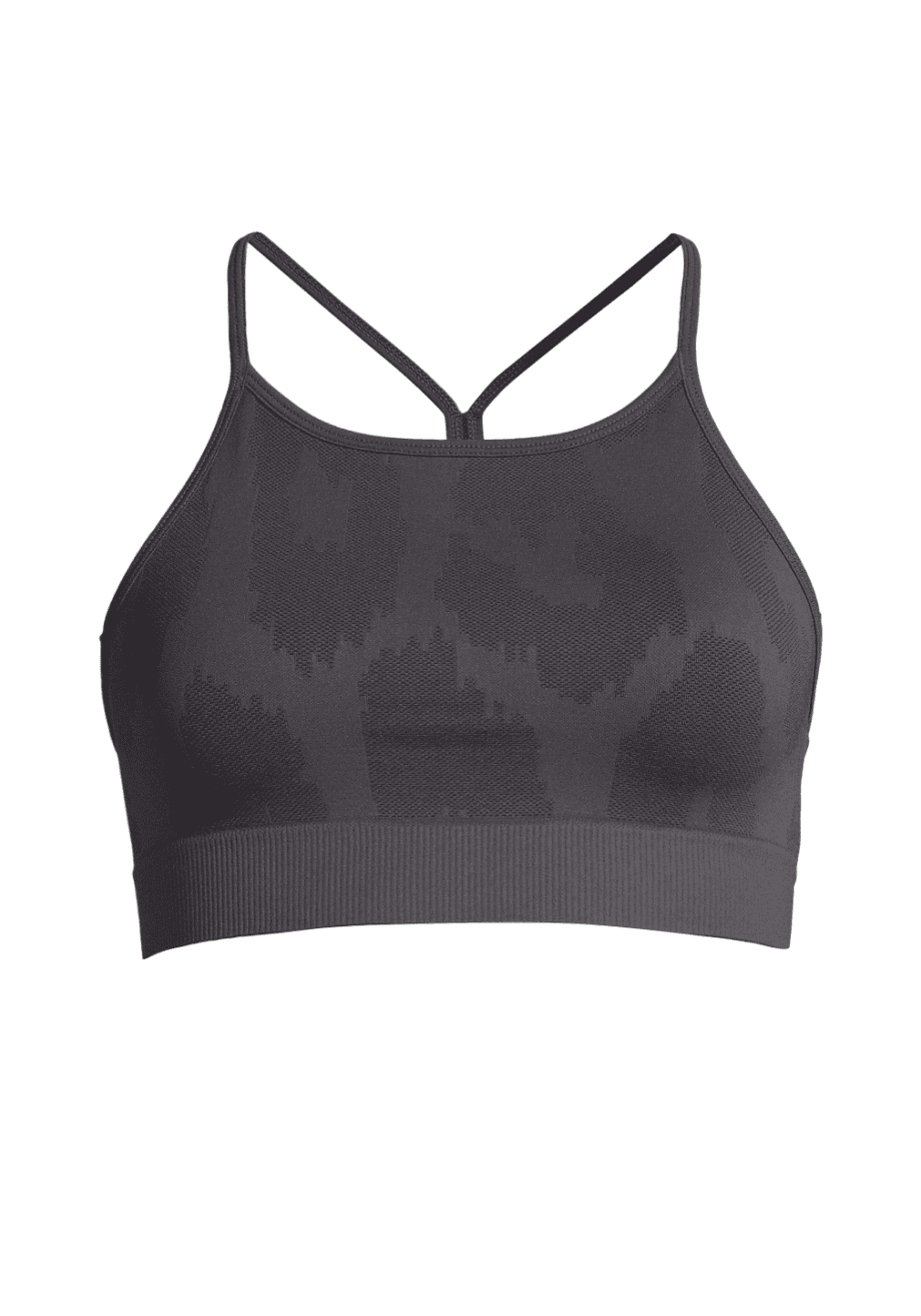 Casall Seamless Leo Strap Top - Black