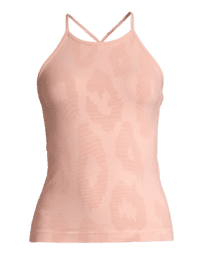 Casall Seamless Leo Strap Tank - Trigger Pink