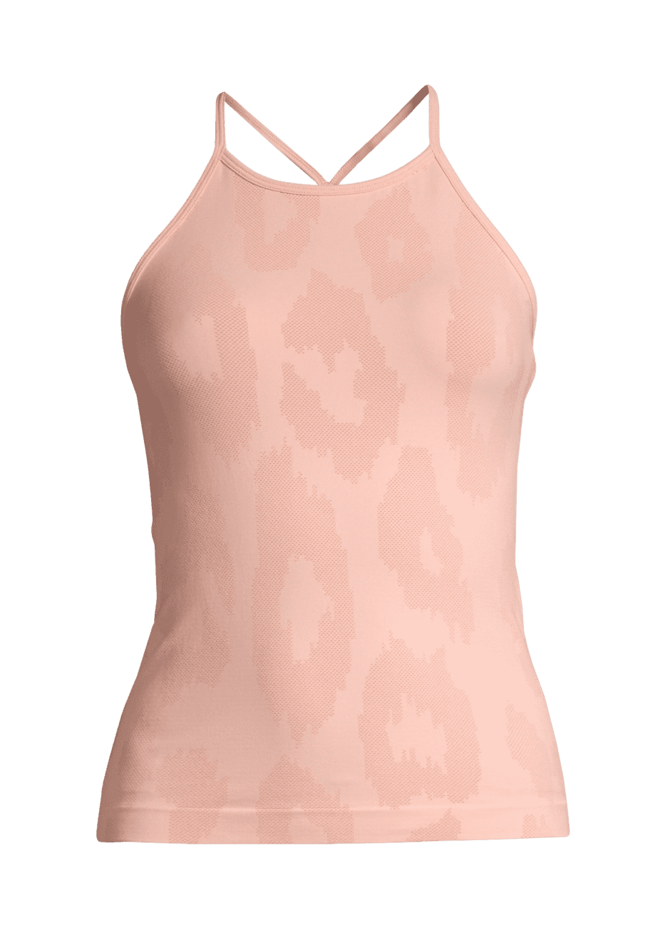 Casall Seamless Leo Strap Tank - Trigger Pink