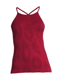Casall Seamless Leo Strap Tank - Moving Red