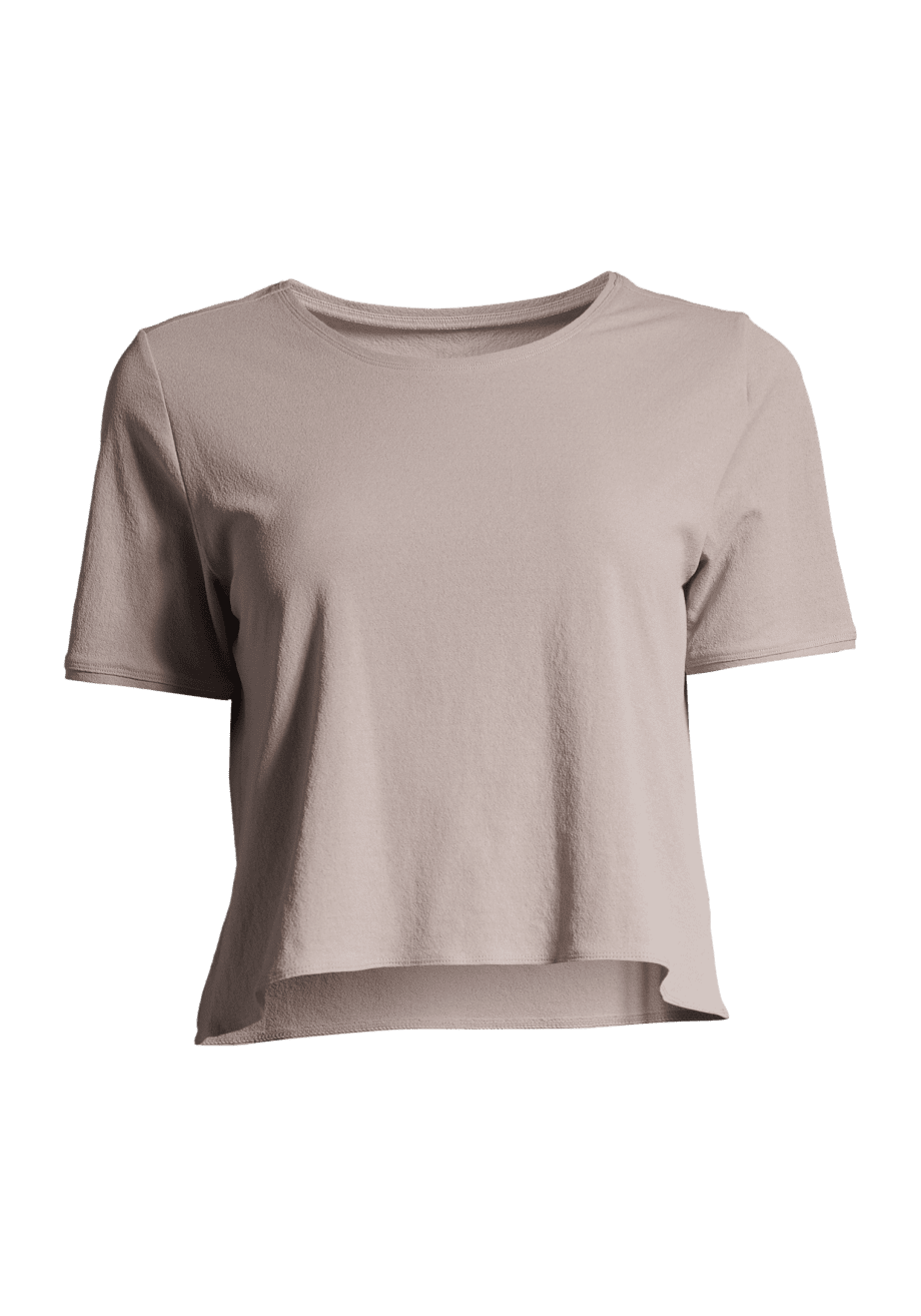 Casall Clean Cropped Tee - Dusty Pink