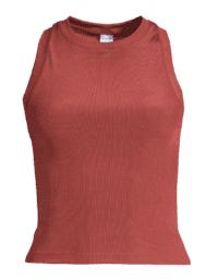 Casall Shiny Rib Crop Top - Perfect Pink