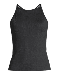 Casall Shiny Aligator Seamless Strap Tank - Shadow Grey
