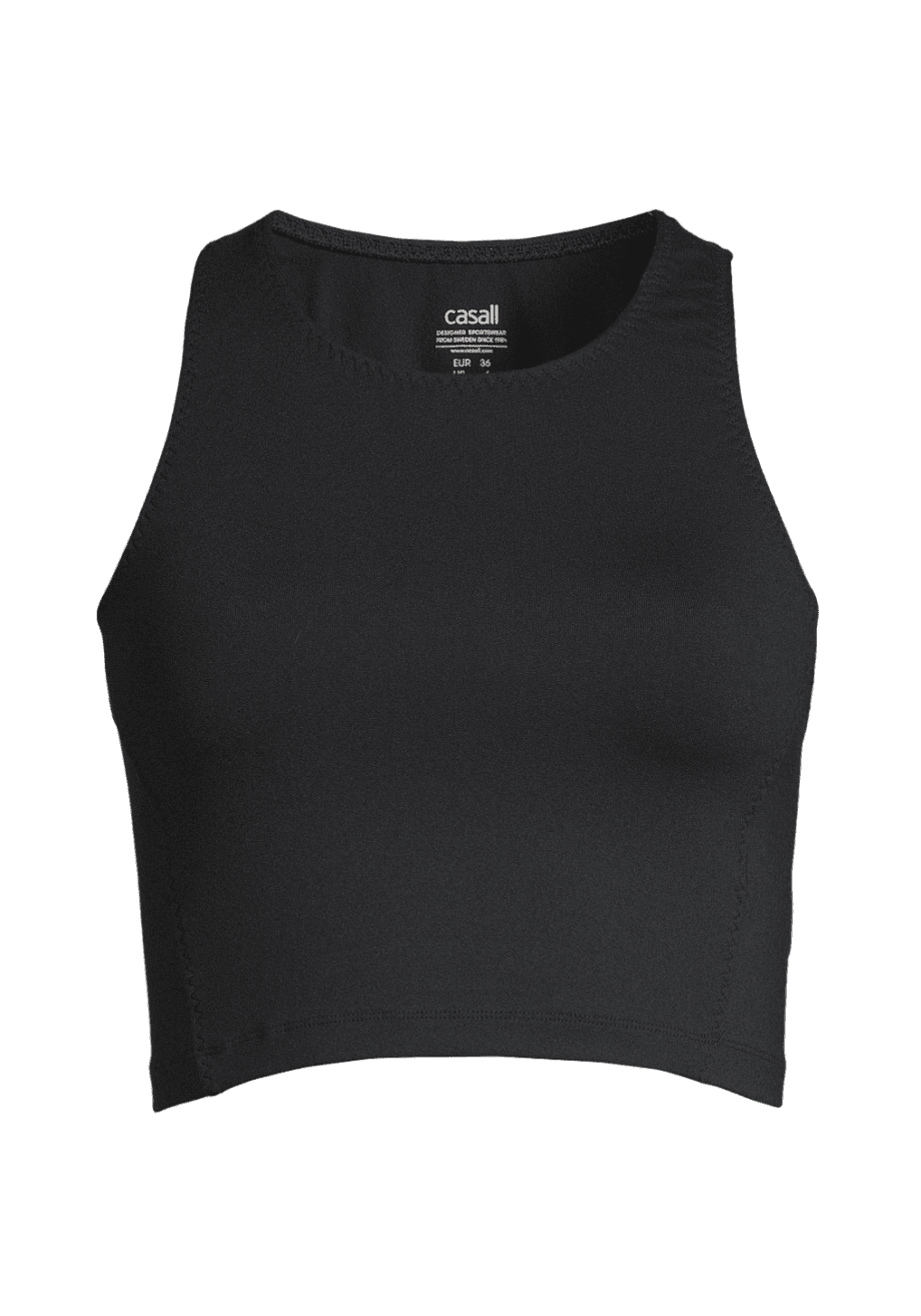 Casall Comfort Crop Top - Black