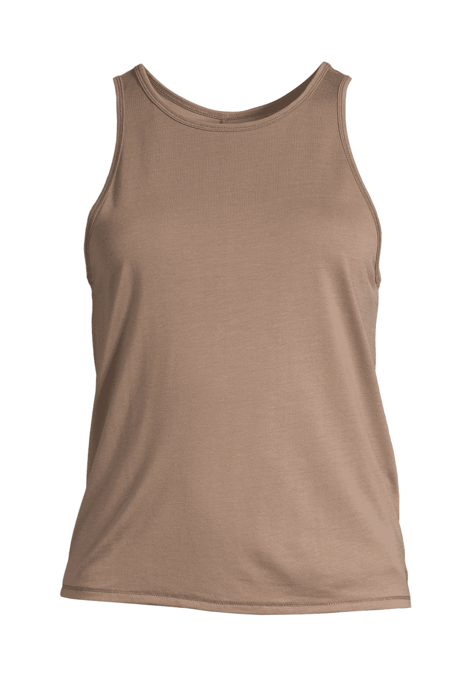 Casall Tie Back Tank - Taupe Grey