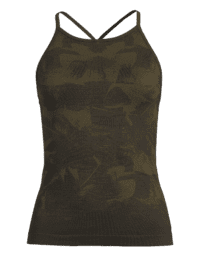 Casall Botanical Strap Tank - Botanical Green