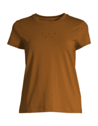 Casall Logo Tee - Sepia Brown