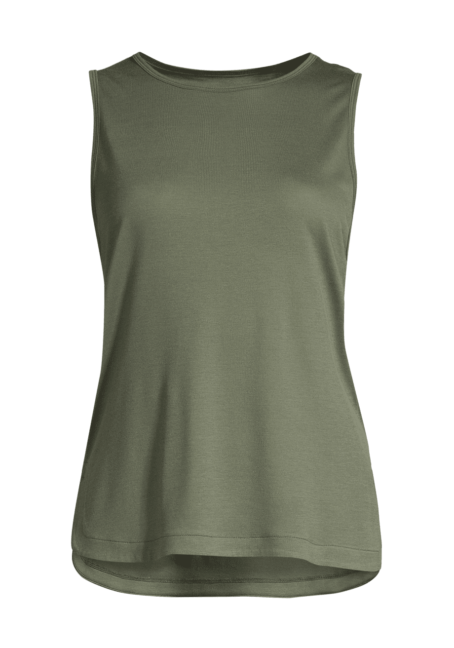 Casall Drapy Muscle Tank - Northern Green