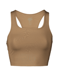 Casall Square Neck Sports Top - Clay Brown