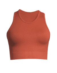 Casall Essential Block Seamless Sport Top - Burnt Sienna Red
